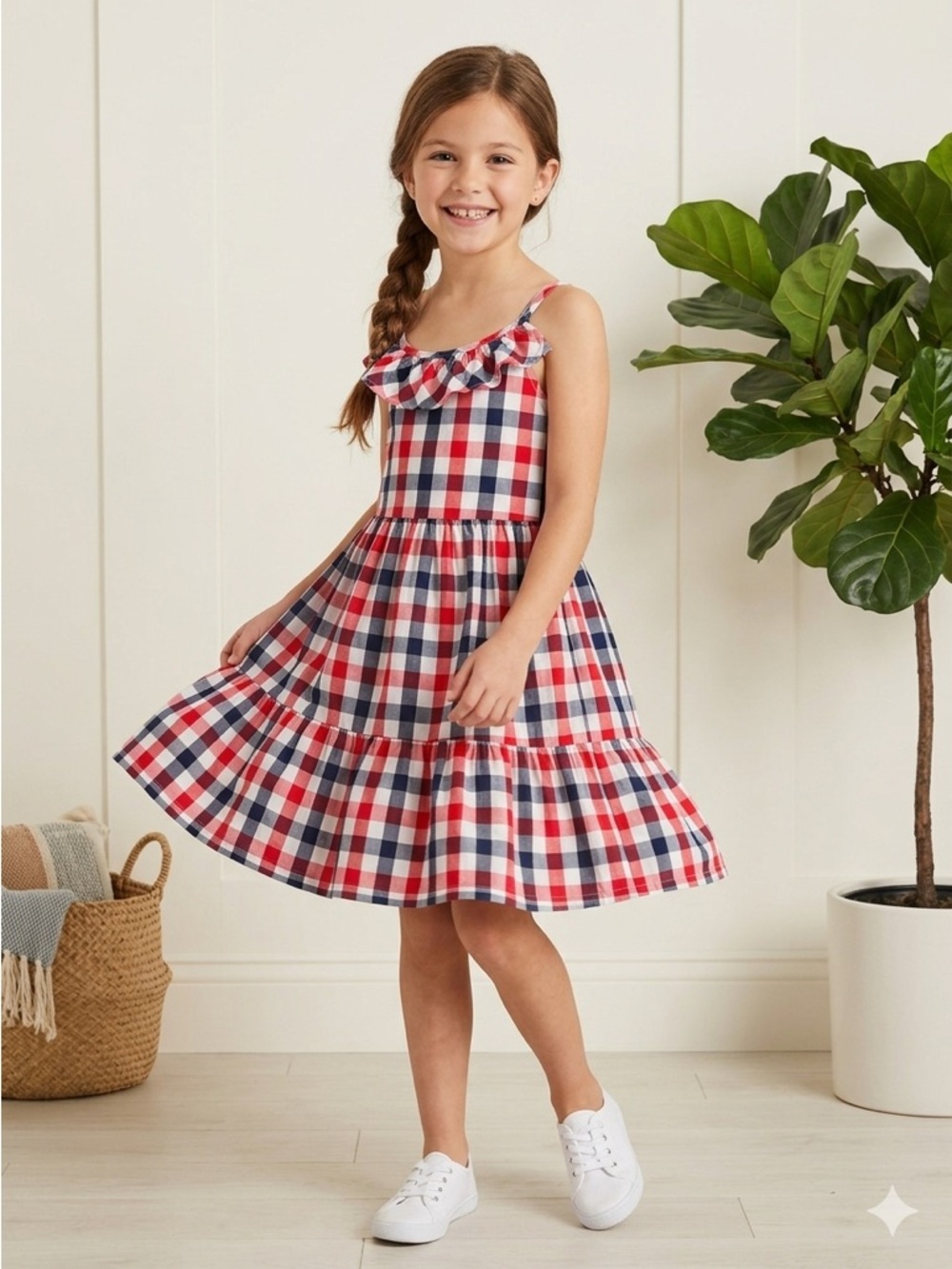 Tommy Bahama Red White Blue Sundress Like New, Toddler Sz 4T